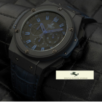 HK1284-HUBLOT KİNG POWER MAVİ